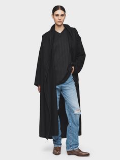 Blanket Coat in Black Blanket Coat, Oversized Jeans, Oversized Coat, Loose Jeans, Denim Overalls, Shawl Collar, Skirt Pants, Sweater Jacket, T Shirt Dress