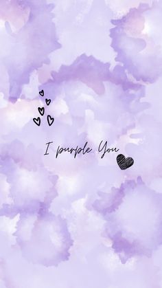 the words i propple you are written in black ink on a purple and white background