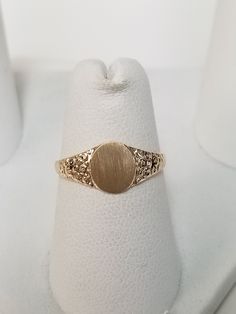 "Thanks for shopping our vintage estate store. We tend to sell well below wholesale and truly hope you enjoy all of our items. Many of the items are one of a kind, so please enjoy scrolling through the pictures and hopefully something will catch your eye. Black spots are from the camera or reflections. Estate 14k yellow gold monogram ring. We can polish these so they look more smooth as in the first picture if you so desire. Please select the option polished if you want it like the first picture Antique Gold Signet Ring Collectible, Victorian Yellow Gold Etched Rings, Victorian Etched Yellow Gold Rings, Victorian Gold Engraved Etched Ring, Victorian Gold Etched Engraved Ring, Victorian Etched Gold Engraved Ring, Elegant Oval Etched Signet Ring, Gold Engraved Signet Ring Collectible, 14k Gold Engraved Signet Ring Collectible