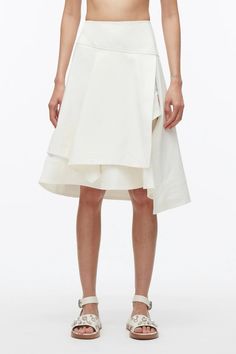 Layered Flounce Skirt – 3.1 Phillip Lim Utility Skirt, Flounce Skirt, Perfect Pant, Heeled Loafers, Women Trends, Short Jacket, Phillip Lim, Mens Outerwear, Summer Essentials