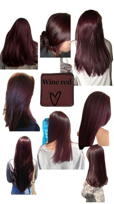 Wine Hair Color, Cherry Red Hair, Wine Red Hair, Red Hair Inspo, Wine Hair, Cherry Hair, Hair Tint, Red Shades