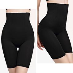 Season:Spring, Fall, Winter, Summer; Fabric:Nylon; Gender:Women's; Thickness:Regular; Style:Undergarments; Elasticity:High Elasticity; Occasion:Going out; Pattern:Bone; Design:High Waisted,Seamless; Pants Type:Shorts; Waist:null; Fit US Size:null; Fit UK Size:null; Fit EU Size:null; Print Type:non-printing Black Fitted Seamless Bottoms, Fitted Black Bottoms With Seamless Design, Black Seamless Stretch Shapewear, Black Seamless Shapewear With High Stretch, Black High Stretch Seamless Shapewear, Black Seamless Nylon Shapewear, Black Stretch Nylon Shapewear, Black Seamless High-stretch Shapewear, Black High-stretch Seamless Shapewear