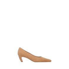 Gabriela Hearst "Peggy" kid suede pumps 2.00 in / 50 mm kitten heel Pointed toe Slip-on style Leather outsole Made in Italy Gabriela Hearst, Kitten Heel Pumps, Suede Pumps, Kitten Heel, Bergdorf Goodman, Pumps Heels, Kitten Heels, Tops Designs, Kittens