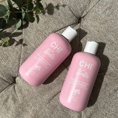 New Chi X Barbie Shampoo And Conditioner Set 355 Ml Each Sulfate And Paraben Free Chi Shampoo And Conditioner, Pink Shampoo And Conditioner, Barbie Shampoo, Cute Shampoo, Pink Shampoo, Chi Hair, Dry Conditioner, Purple Conditioner, Chi Hair Products