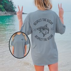 "Ocean Beach Comfort color shirt, Preppy shirt, Siesta Beach shirt, Aesthetic clothes, Trendy clothing, Oversize shirt, Ocean beach shirt Country Western Shirt : https://etsy.me/3 Country Western Sweatshirts:  https://etsy.me/37O53kf Trendy Shirts: https://etsy.me/3MywvSr 💡 HOW TO PLACE YOUR ORDER: 1. Please Check and Review all the Photos 2. Select your Shirt Color and Size from drop down menu 3. Choose your Quantity as much as you want 4. Click \"Add To Cart\". You can go back to add more of Casual Short Sleeve Shark Design Tops, Y2k Short Sleeve Beach Tops, Casual Short Sleeve T-shirt With Shark Design, Casual Short Sleeve Top With Shark Design, Casual Cotton T-shirt With Shark Design, Casual Summer T-shirt With Shark Design, Cotton T-shirt With Shark Design For Summer, Summer Short Sleeve T-shirt With Shark Design, Summer Short Sleeve Tops With Shark Design