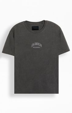 Elevate your streetwear with the Los Angeles Embroidered Vintage Wash T-Shirt from PacSun. Featuring a classic crew neckline and short sleeves, this tee offers a standard fit for effortless style. The front embroidery adds a touch of retro flair, while the vintage wash gives it a worn-in look and feel that's perfect for casual vibes.


	Crew neckline
	Short sleeves
	Standard fit
	Embroidery on the front
	Vintage wash
	100% Cotton
	Machine washable
	Model is wearing size large
	Model Measurements Classic Short Sleeve T-shirt For Streetwear, Washed Black Short Sleeve T-shirt With Text Print, Classic Summer Streetwear T-shirt, Crew Neck T-shirt With Embroidered Logo For Streetwear, Relaxed Fit T-shirt With Embroidered Logo For Summer, Sporty T-shirt With Embroidered Graphics And Relaxed Fit, Sporty Relaxed Fit T-shirt With Embroidered Graphics, Streetwear Crew Neck Tops With Embroidered Logo, Graphic Tee With Embroidered Logo And Short Sleeves