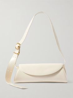 Shop JIL SANDER Cannolo small leather shoulder bag, Explore the latest JIL SANDER women's collection today on NET A PORTER White Satchel With Smooth Grain, White Baguette Bag With Dust Bag For Evening, White Baguette Bag For Evening With Dust Bag, Elegant White Bag With Smooth Grain, White Baguette Bag With Gold-tone Hardware For Evening, Elegant White Bags With Smooth Grain, Formal White Bag With Smooth Grain, White Smooth Grain Leather Bags, White Smooth Grain Bag For Formal Occasions