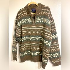 100% Virgin Wool. It Is Vintage Vintage Pullover, Vintage Pullovers, Pullover Sweater, Pullover Sweaters, Sweater Sizes, Scoop Neck, The 100, Sweaters For Women, Wool