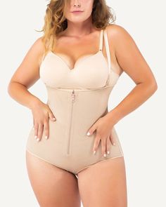 This Adjustable Crotch Hooks Tight Bodyshort Shapewear that trains your waist, gives you maximum compression, lifts buttocks, supports the thigh area, and achieves the double tummy control effect is great to wear under anything.Why you'll love it!• Seamless look, invisible underneath any type of clothing• High waist shapewear for weight loss training, workout band, or even a postpartum support girdle• Enhance your butt curve, make your bum bigger and beautiful while slimming your waist and abdom Compression Shapewear With Built-in Padding, Supportive Compression Shapewear, Compression Beige Shapewear With Built-in Bra, Beige Compression Shapewear With Built-in Bra, Compression Shapewear With Medium Bust Support, Beige Full Coverage Compression Shapewear, High Stretch Full Coverage Shapewear With Built-in Padding, Beige Compression Shapewear With Medium Bust Support, Full Coverage High Stretch Shapewear With Built-in Padding