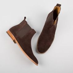 Hand+Crafted+Men's+Brown+Suede+Chelsea+Ankle+High+Casual+Fashion+Boot    Upper+material+leather  Interior+Soft+leather+lining  Sole+Leather+sole  Suede+Boot  Handling+time+10+days Chelsea Dress, Boot For Men, Mens Brown Boots, Manly Stuff, Jodhpur Boots, Brown Chelsea Boots, Botas Chelsea, Custom Design Shoes, Shoes Model