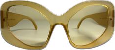 Luxury Gold Cat Eye Sunglasses For Party, Classic Sunglasses For Spring Party, Luxury Yellow Sunglasses With Gradient Lenses, Gold Polarized Cat Eye Sunglasses For Formal Occasions, Luxury Cat Eye Sunglasses For Spring, Elegant Yellow Sunglasses For Party, Modern Gold Cat Eye Sunglasses, Elegant Yellow Party Sunglasses, Gold Sunglasses For Spring Evening