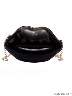 BagForLove - Stylish Black Lip Design Novelty Bag with Chain - Fashion Statement Product Description Color Black Type Novelty Bag Bag Size Small Pattern Type Plain Material PU Size Chart INCH CM Strap Length Bag Length Bag Width Bag Height 47.2 inch 9.1 inch 2.4 inch 5.5 inch Strap Length Bag Length Bag Width Bag Height 120 cm 23 cm 6 cm 14 cm Details Pictures Similar Products h2 { text-align: center; } /* æ¢è¡ */ li{ white-space: normal; word-break: break-all; word-wrap: break-word; } .red-box { width: 100%; display: flex; flex-direction: row; flex-wrap: wrap; justify-content: center; } .red-box > div { width: 190px; height: 250px; margin: 10px; } .red-box > div > a > img { width: 190px; height: 250px; } .size-box { width: 100%; margin: auto; white-space: nowrap; } .table { border-colla Black Shoulder Bag For Party With Large Capacity, Black Large Capacity Shoulder Bag For Party, Large Capacity Black Shoulder Bag For Party, Black Party Bag With Chain Detail, Black Party Bags With Chain Detail, Black Chain Pouch Bag, Black Bag With Chain Strap As Gift, Black Shoulder Bag With Chain Strap For Gift, Black Shoulder Bag With Chain Strap As Gift