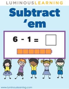 Improve your students' subtraction skills with Subtract 'Em math game. The subtraction game uses unifix cubes, which help students develop a stronger conceptual understanding of foundational math concepts. 

Use Subtract 'Em during center work or small group practice to reinforce subtraction concepts. Games are a great way to make math learning fun and engaging!

-------------------------------------------------------------------------------------------------
*Note: You can save money by purchas Fun Addition And Subtraction Games, Unifix Cubes, Weather Worksheets, Subtraction Games, Math Learning, Alphabet Tracing Worksheets, Conceptual Understanding, Math Game, Uppercase And Lowercase Letters