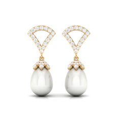 Product Details Radiate trendiness and chic style with Freshwater Pearl Contemporary Earrings, featuring divine drop-shaped pearls for an exquisite look. Product Information SKU SHP-EARRINGS062210030 Weight 1.44 gm (Approximate) FRESHWATER PEARL INFORMATION No.of Stones 2 Pieces Total Weight 5.48 Carat (Approximate) Dimension(approx) Drops-6X9 mm-2 Pcs Color White Cut Brilliant Shape Drops Setting Type Bead-Set Quality Grade AAA DIAMOND INFORMATION No.of Stones 80 Pieces Total Weight 0.56 Carat Luxury White Teardrop Earrings, Luxury White Drop Teardrop Earrings, White Elegant Teardrop Earrings, White Diamond Teardrop Pear Earrings, White Diamond Pear Teardrop Earrings, Elegant Diamond White Teardrop Earrings, Elegant Diamond White Pear-shaped Teardrop Earrings, Elegant White Drop Pearl Earrings, Elegant White Teardrop Bridal Earrings