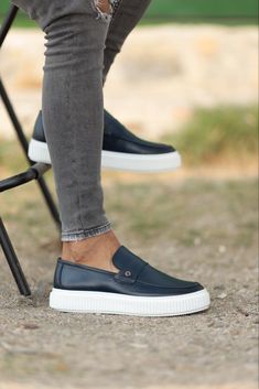 Suit Man, Black Leather Sneakers, Shoe Sole, Summer 22, Loafer Sneakers, Leather Shoes Men, Blue Sneakers, Eva Sole, Monk Strap