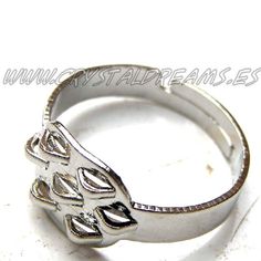 Diameter: 17-21mm Base: 10x13mm Silver Color, Platinum, Color