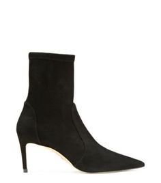 Stuart 75 Stretch Bootie | Stuart Weitzman Winter Heeled Boots With 4-inch Heel And Medium Width, Winter Heeled Boots With 4-inch Heel, Fitted Winter Boots With Sculpted Heel, Suede Boots With 4-inch Heel And Medium Width, Fitted High Ankle Heeled Boots With Reinforced Heel, Fitted Suede Boots With Reinforced Heel, Fitted Suede Ankle Heeled Boots, Fitted Heeled Ankle Boots With Reinforced Heel, Fitted Ankle Boots With 4-inch Heel