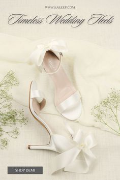 Wedding Heels with Bow