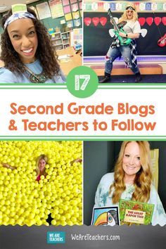 the top ten second grade blogs and teachers to follow are featured in this post