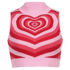 Heartbreaker Knit Vest Stay cute and cozy with our Heartbreaker Knit Vest! This kawaii vest features a heart design that will steal your heart and keep you stylishly warm. Perfect for adding a touch of sweetness to any outfit. Size: S: Bust: 72-87cm/ 28.3-34.3 in, Length: 38cm/ 15.0 in M: Bust: 76-91cm/ 29.9-35.8 in, Length: 40cm/ 15.7 in L: Bust: 80-95cm/ 31.5-37.4 in, Length: 42cm/ 16.5 in Material: Acrylic Crop Top Autumn, Womens Tank Tops Summer, Hot Pink Sweater, Green Corset, Knitted Heart, Streetwear Mode, Y2k Sweater, Women Sweaters Winter, Streetwear Summer