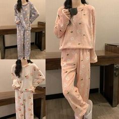 ad eBay - Sleek and Cozy Women's Autumn Winter Pajama Sets Made from Coral Velvet - Buy Now, click the link (eBay) Winter Pajama, Winter Pajamas, Handbag Women, Pajama Sets, Womens Fall, Stylish Women, Soft Fabric, Apricot, Pajama Set