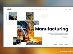 an image of manufacturing website design