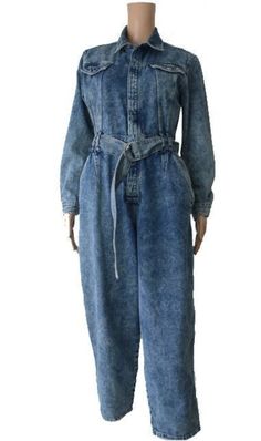 Vintage Acid Wash Denim Women's Blue Jumpsuit Cotton Romper Overalls One Piece Small Size > 100% Cotton > Unlined > Label size : EU 36 // US 8 // 165/84A > Tag : H&M Great Vintage Condition NOTE. Actual colors may vary. This is because each monitor has a different ability to display colors and everyone sees those colors differently. Measurements (lying flat): Pant leg inseam : 64 cm / 25.2'' Bust : 48 cm / 18.9'' Waist : 37 cm / 14.6'' Hips : 50 cm / 19.7'' Shoulder : 14 cm / 5.5'' Sleeve : 55 c Blue Denim Long Sleeve Jumpsuits And Rompers, Blue Long Sleeve Denim Jumpsuits And Rompers, High Waist Washed Blue Denim Jumpsuit, Fitted Blue Washed Denim Jumpsuit, Blue Denim Jumpsuits And Rompers For Fall, Fall Blue Denim Jumpsuits And Rompers, Non-stretch Blue Denim Jumpsuits And Rompers, Blue Non-stretch Long Sleeve Denim Jumpsuit, High Waist Blue Denim Jumpsuit For Fall