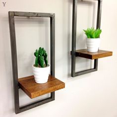 Welcome to my store! Too browse our full collection please click on the link below: https://www.etsy.com/uk/shop/Yulenvi Description ⁍ Sold individually. ⁍ Fixtures included. ⁍ Robust accent shelf made from sustainably sourced mango wood with industrial gunmetal steel.  ⁍ Ideal for displaying plants, decorative trinkets or pictures. Dimensions ⇛ Width - 14cm ⇛ Depth - 14cm ⇛ Height - 38cm ⇛ Shelf Space Depth - 14cm ⇛ Shelf Space Height - 24cm Shipping & Returns ⭆ My process time is between 5-7 d Accent Shelves, Rustic Wooden Shelves, Metal Wall Shelves, Wall Shelf Decor, Industrial Shelving, Farmhouse Decor Living Room, Recycled Wood, Wooden Shelves, Small Plants