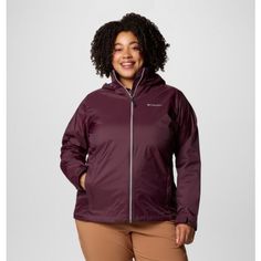 Coverage for unpredictable drizzles. This water-repellent jacket is an essential outer shell that seals out light rain and packs down into its own pocket. Water Repellent Jacket, Rain Jacket Women, Light Rain, Sportswear Brand, Shell Jacket, Columbia Sportswear, Range Of Motion, Seals, New Outfits