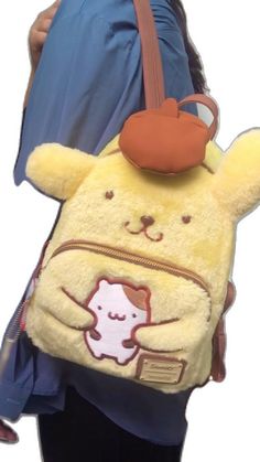 Pompompurin Backpack, Pompompurin Outfit, Kawaii Pompompurin, Sanrio Cosplay, Hannukah Gifts, My Little Pony Backpack