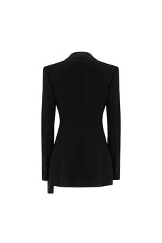 This elegant blazer features a structured design and flap pockets, making it perfect for any occasion. The crepe material adds a touch of sophistication, while the flap pockets offer practicality and style. Upgrade your wardrobe with this must-have piece. Crepe Material, Elegant Blazers, Mean Blvd, Crepe Blazer, Structured Design, Style Upgrade, Crepe Fabric, Silk Chiffon, Flap Pocket