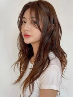 Korean Hair Color, Asian Haircut, Hair Inspiration Long, Haircuts Straight Hair, Asian Hair, Cut My Hair