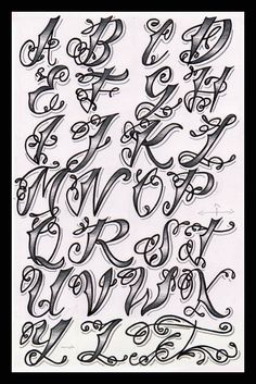 an image of some type of calligraphy on a cell phone with the text selection tattoo lettering