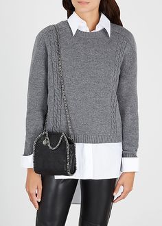 Stella Mccartney Bag Outfit, Falabella Bag Outfit, Stella Mccartney Bag Falabella, Stella Mccartney Purse, Stella Bag, Feminine Elegance, Tote Outfit