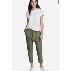 #ad Great Shopping Citizens of Humanity premium Sadie surplus utility pants green drop crotch 24, Fashion Clothing Pants Green, Utility Pants, Citizens Of Humanity, Hook Eye, Brands Outlet, Front Design, Canvas Fabric, Mid Rise, Fashion Clothing