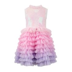 exclude-sale Dress W/O Unicorn / 2 Dreamy Ombre Tank Dress Ombre Tulle Dress, Soft Layers, Fabric Structure, Charm Making, Unicorn Birthday Parties, Purple Hues, Tulle Dress, The Boys, Tank Dress