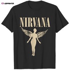 Nirvana In Utero Tour Mens T-Shirt Nirvana T Shirt Print, Nirvana White T Shirt, Nirvana Tee Shirt, Grunge Fan Merchandise T-shirt For Festivals, Band Logo T-shirt For Festival, In Utero Shirt, In Utero Album Cover, Band Tshirt Outfit, T Shirt Nirvana