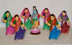 Krishna for Navratri ! Golu Navaratri, Cartoons Krishna, Bommala Koluvu, Krishna Leela, Indian Dolls, Theme Pictures, My Dearest, Girls Together, Pooja Rooms