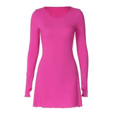 Please refer to our sizing chart for a guideline when choosing a size. 5 business days order processing time. 90% polyester 10% spandex. Stretch Long Sleeve Summer Dress, Fitted Long Sleeve Evening Dress With Ruffles, Slim Fit Long Sleeve Summer Dress, Slim Fit Long-sleeved Summer Dress, Fitted Mini Dress With Ruffles For Winter, Pink Long Sleeve Dress With Ruffles For Fall, Fall Mini Length Long Sleeve Dress With Ruffles, Stretch Mini Dress With Ruffles For Winter, Long Sleeve Dresses With Ruffles For Winter