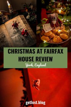 the christmas at fairfax house review is featured in this post - holiday photo collage