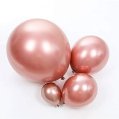 PRICES MAY VARY. Package includes: Various Sizes metallic rose gold 100pcs+ 33ft ribbon 2rolls. Balloons do not come inflated; helium not included. 10/12/18inch balloon with helium can float, 5inch can not. You can take them to local grocery store or Party City. Balloons are made of high quality material, The texture of the metal balloon is absolutely unique. The effect of metal balloons is more advanced than ordinary pearl balloons.It is recommended to match with other colors of metal balloon c Happy Balloons, Valentines Baby Shower, Ballon Party, Rose Gold Chrome, Rosé Birthday, One Balloon, Rose Gold Balloons, Merry Christmas Decoration, 18th Birthday Party