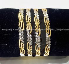 Bangles Design, Gold Bangles Design, Bangle Designs, Gold Bangles, Blouse Designs, Diamond Bracelet, Bangles, Gold, Quick Saves