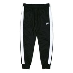 Nike Sportswear Casual Sports Knit Bundle Feet Long Pants Black AR2256-013 (Men's) Sweat Pant, Black Sweatpants, Casual Sportswear, Pants Black, Long Pants, Stylish Sneakers, Nike Sportswear, Men's Nike, Nike Men