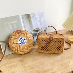 Wicker Woven Basket Bag Rattan Women Handbag Beach Straw Tote Crossbody Bag Boho This woven bag is made of natural rattan and is hand woven for durability. Popular elements: weaving Occasion: daily, leisure, shopping, travel  Package include:  1x Straw Crossbody Bag Note： Please allow 0.5-1 cm to be different due to manual measurement. Thank you for your understanding. Vine products may have some irregular shapes, burrs, and color differences due to manual weaving. If you mind, please purchase them with caution. Newly produced rattan products are mostly light yellow, and the color will gradually darken over time. This is a characteristic of the material. Please be aware before purchasing. About us If you have any questions, Please feel free to contact us by eBay message, We will reply to y Straw Crossbody Bag, Boho Fashion Summer, Straw Tote, Woven Basket, Women Handbag, Basket Bag, Woven Bag, Beach Bag, Hand Woven