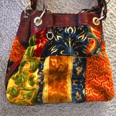 Excellent Condition. Good As New. Limited Time, Satchel, In Italy, Bag Lady, Italy, Green, Red, Color