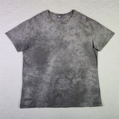 Tie-Dye Shirt XL Gray 100% Cotton Crew Neck T-shirt Unisex Tee  Good Pre-owned Condition  Size: XL  Color: Gray Tie-Dye  100% Cotton  Machine Washable  See photographs for MEASUREMENTS *To ensure the best fit, please measure the chest and total length of your favorite-fitting shirt and compare measurements to those of this particular item Same Day - Next Business Day Shipping Express your inner hippie with this limited edition tie-dye t-shirt. Made from 100% cotton jersey fabric, this short-slee Washed Gray Cotton T-shirt, Gray Washed Grunge Top, Grunge Washed Gray Top, Hand Dyed Washed Black Short Sleeve T-shirt, Gray Washed Graphic Tee T-shirt, Relaxed Fit Tie Dye Short Sleeve T-shirt, Acid Wash Cotton Short Sleeve Tops, Acid Wash Cotton Tops With Short Sleeves, Casual Hand Dyed Short Sleeve T-shirt