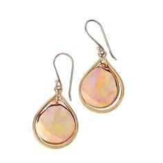 Nuna Teardrop Earrings - Ten Thousand Villages Teardrop Earrings, Swirl, Copper