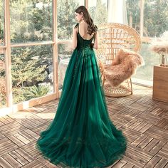 Custom size and custom color are available, there is no extra payment for custom size or custom color. Product Information: Dress Number: #A5HK, Material: Tulle, Silhouette: A-line Color: Green, Hemline: Floor Length, Back Details: Lace-up Delivery times: Processing time: 2-3 weeksShipping time: 3-5 working days Rush Order Rush order service is available. For rush order, you can receive your order in 2 weeks. Custom Measurements For custom size, please leave us the following measurements in the Prom Dress With Train, Green Evening Dress, A Line Prom Dress, Green Tulle, A Line Evening Dress, Long Formal Dress, Tulle Evening Dress, Evening Dress Floor Length, Beaded Prom Dress