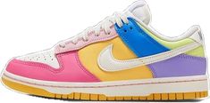 Pink And Yellow, Nike Dunk Low, Dunk Low, The Deep, Nike Dunk, Stylish Sneakers, Nike Dunks, Release Date, Bright Colors