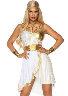 Legavenue Greek Goddess Costume Grecian Goddess Costume, Greek Inspired Dress, Greek Goddess Costume Halloween, Greek God Costume, Goddess Halloween Costume, Goddess Halloween, Toga Costume, Goddess Outfit